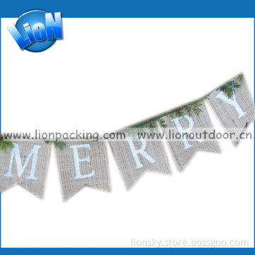 Burlap Christmas Banner Christmas with Burlap Merry Xmas Banners
